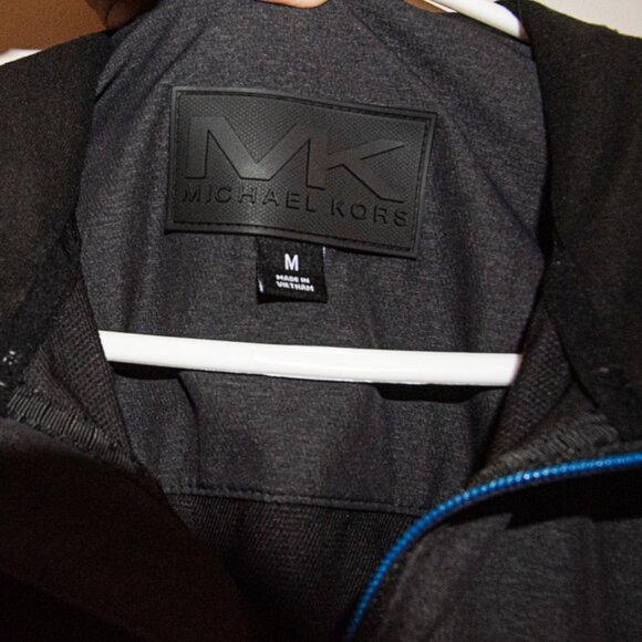 Michael Kors Nylon Jacket Men Size Medium Black - Picture 3 of 4